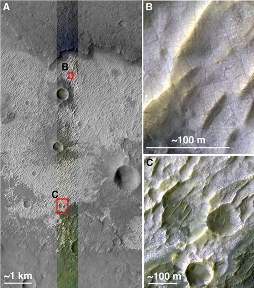 Forrás: Osterloo, NASA, JPL-Caltech, ASU, U of Hawaii
