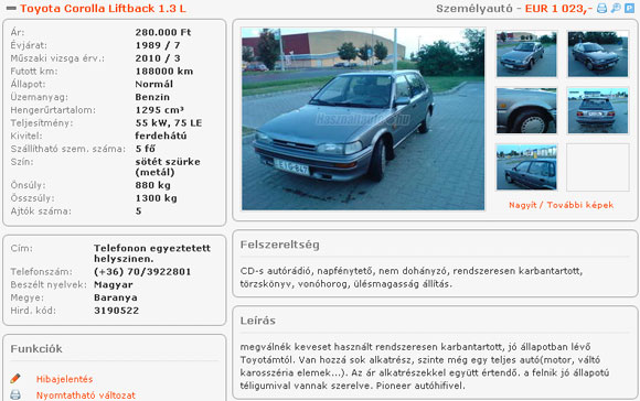 Forr�s: hasznaltauto.hu